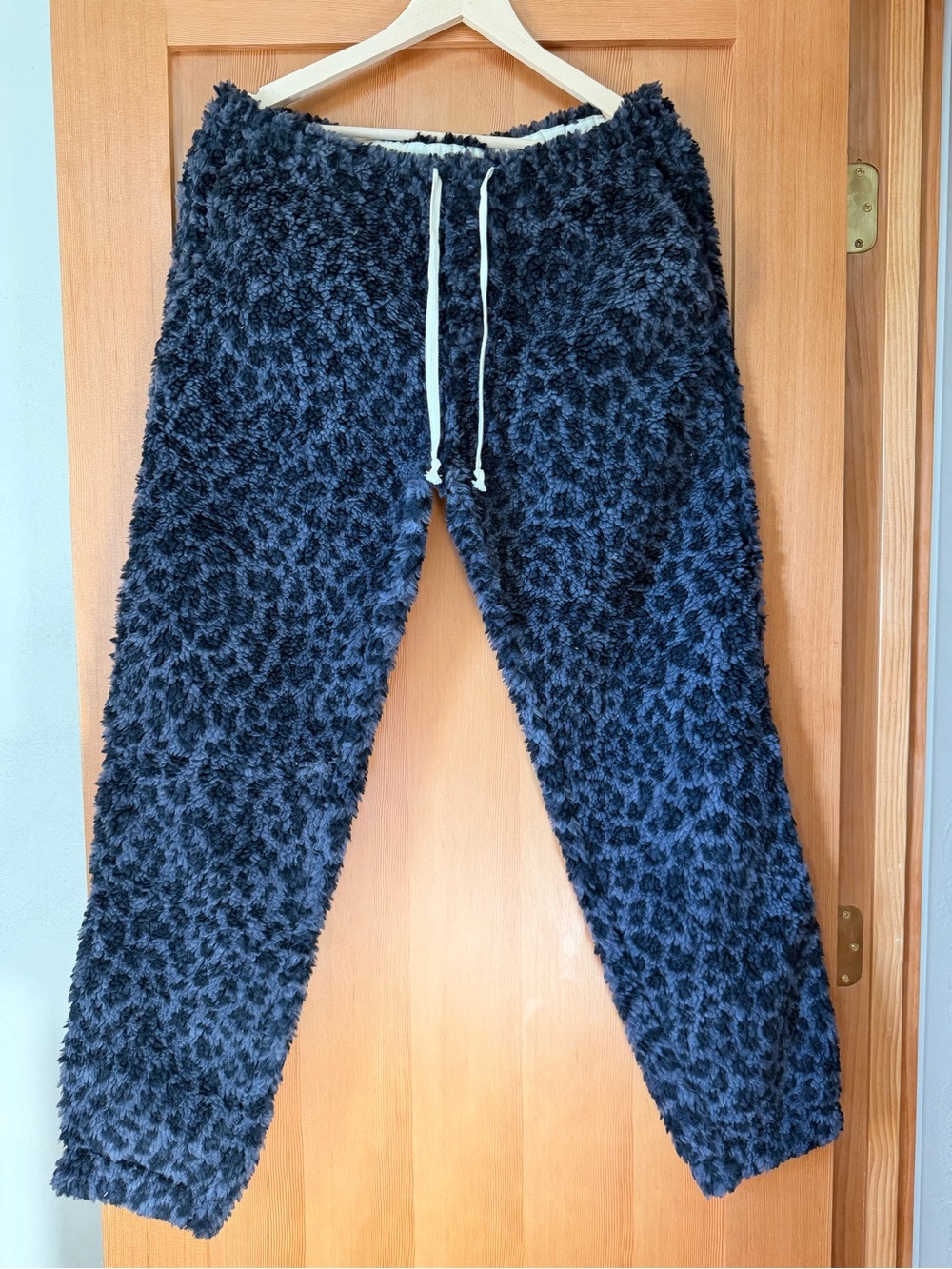 Gustin Mammoth Plush Leopard-Print Joggers